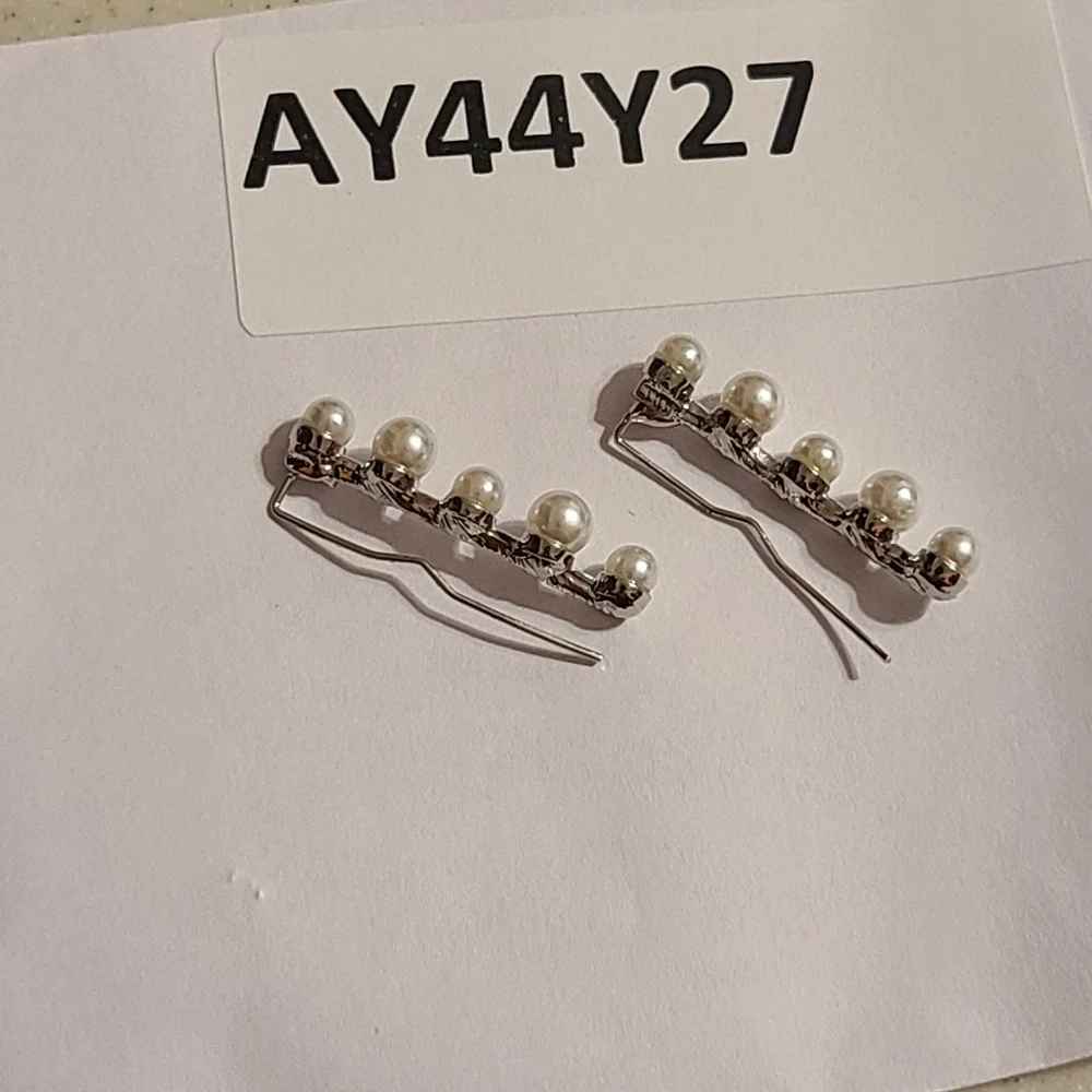 Crawl Pearl Earrings For Sale Today - Picture 9 of 9
